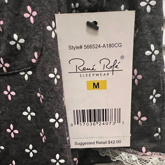 #0981+ Women Grey and Pink Sleepwear - Picture 3 of 8